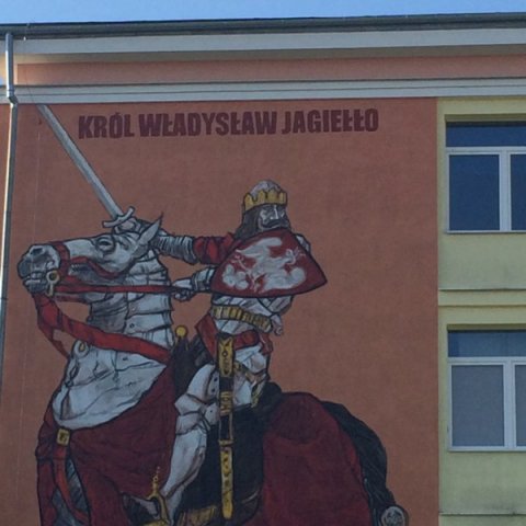 PIERWSZY MURAL W KRASNYMSTAWIE
