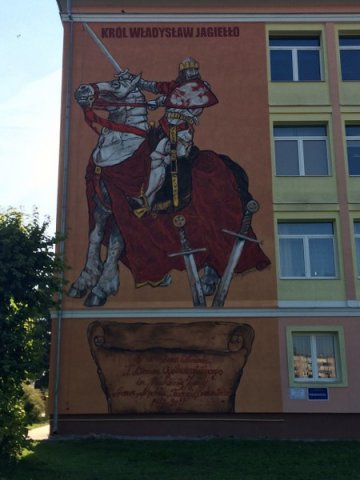 PIERWSZY MURAL W KRASNYMSTAWIE