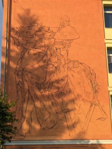 PIERWSZY MURAL W KRASNYMSTAWIE