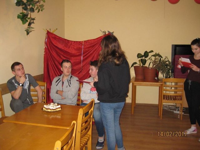 Święty Walenty w Internacie