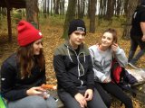 Jesienny rajd  uczniów z II B