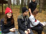 Jesienny rajd  uczniów z II B