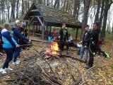 Jesienny rajd  uczniów z II B